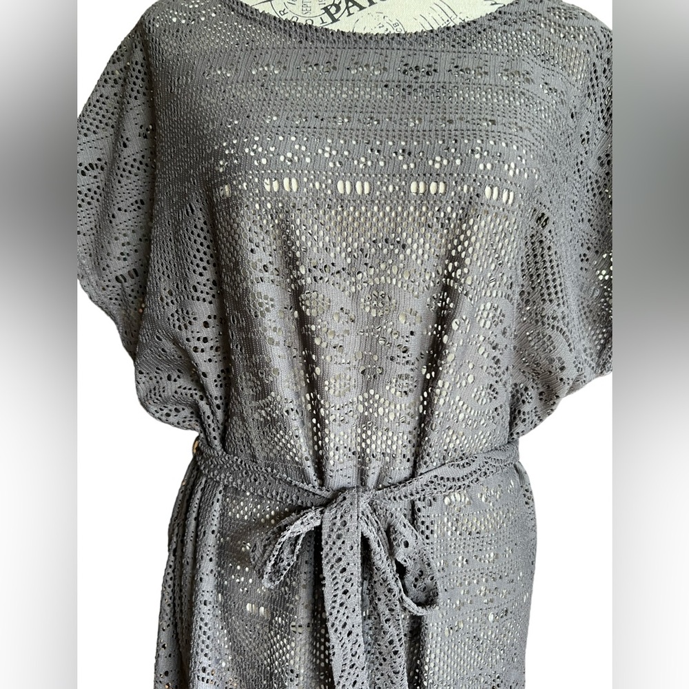 No boundaries Swimsuit coverup dark gray dress Sz XL - Picture 3 of 6
